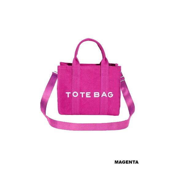 Zenana Handbags - Zenana Outfitters Magenta Tote Bag Crossbody